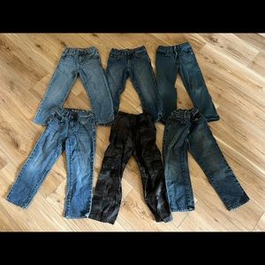 6 pairs of Boys Jeans 5T (GAP, Children’s Place)